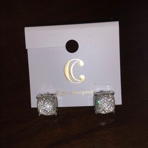 Charming Charlie silver earrings